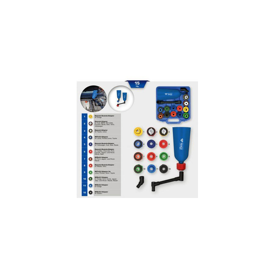 KS TOOLS BT711110 Funnel Set