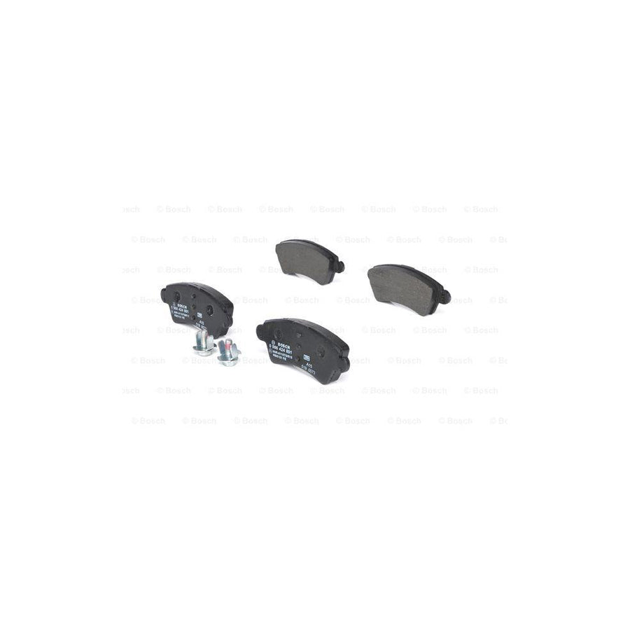 Bosch 0986424801 Brake Pad Set With Bolts Screws With Mounting Manual BP942