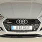 Rieger 00088202 Audi B9 F5 RS5 Front Splitter - Glossy Black