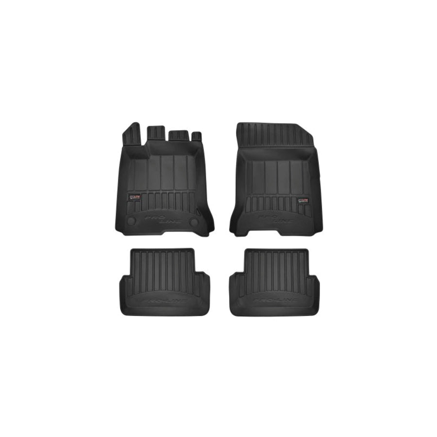 FROGUM 3D408395 Floor mat set for RENAULT LAGUNA Elastomer, Front and Rear, Quantity: 4, Black