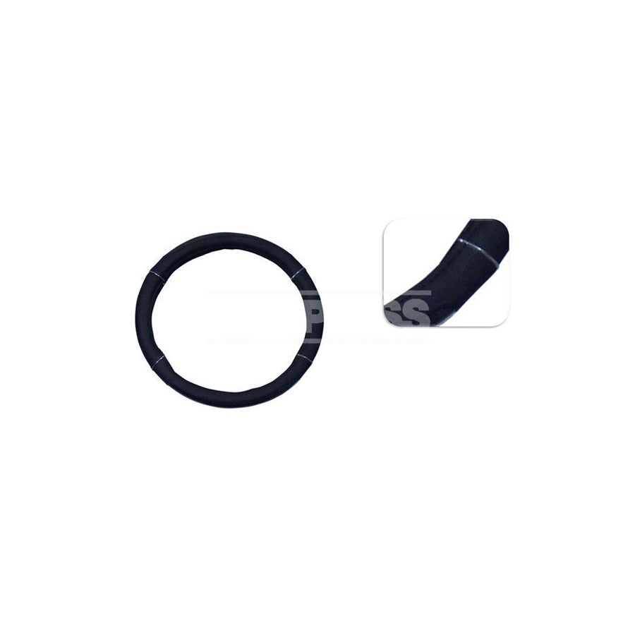 CARPRISS 79323325 Steering wheel cover Black, Carbon, ?: 37-39cm, PU (Polyurethane), Thermoplast