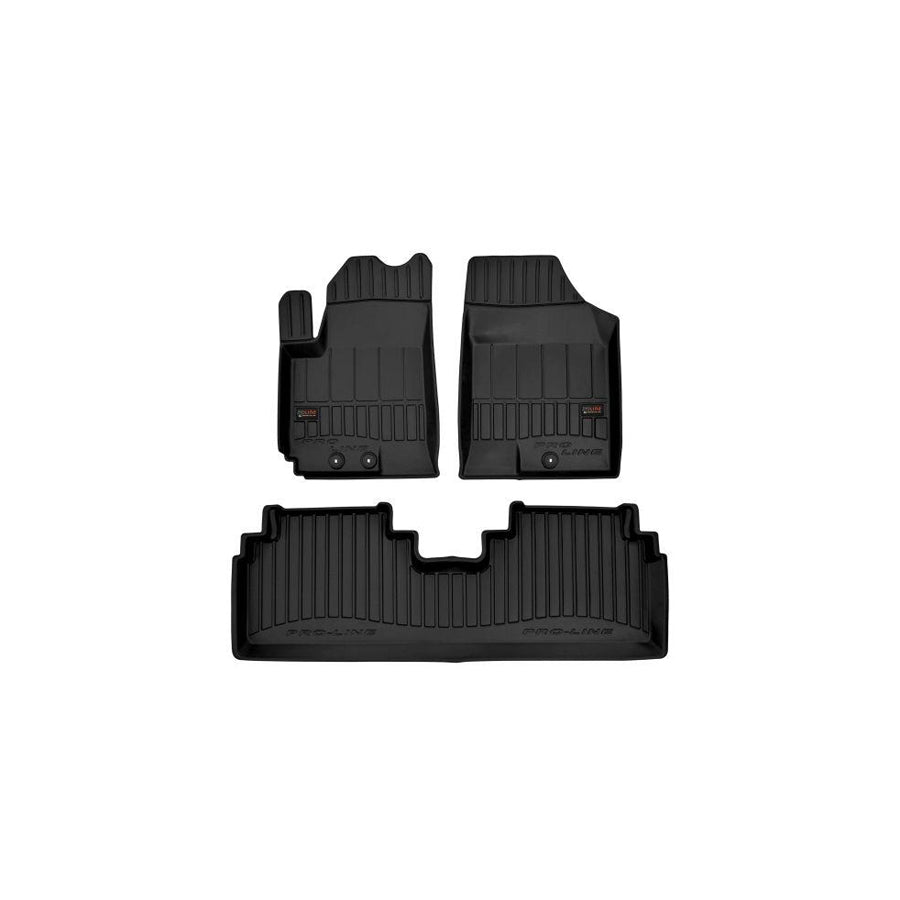 FROGUM Tailored 3D409590 Floor mat set for HYUNDAI ix20 (JC) Elastomer, Front and Rear, Quantity: 3, Black, (LHD)