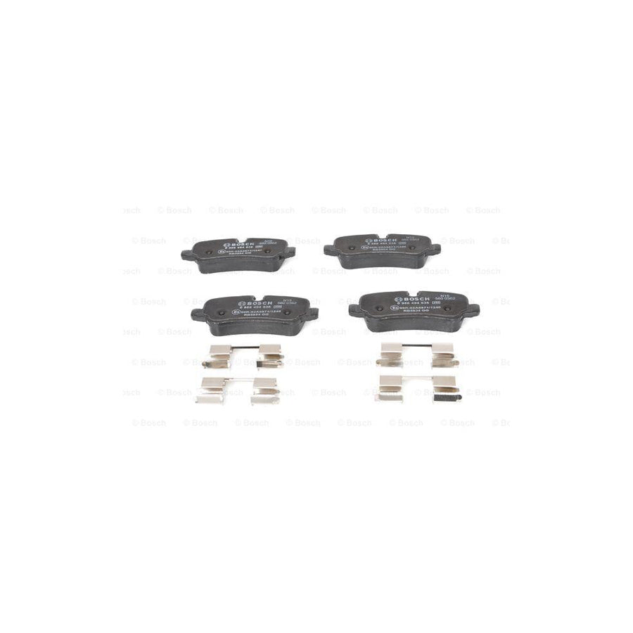 Bosch 0986494636 Brake Pad Set With Anti Squeak Plate With Spring BP1059