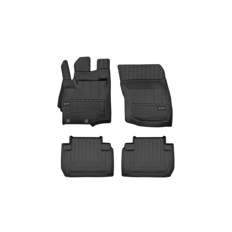 FROGUM Tailored 3D408319 Floor mat set for MITSUBISHI Outlander III Off-Road (GG, GF) Elastomer, Front and Rear, Quantity: 4, Black, (LHD)