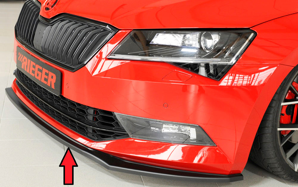 Rieger 00079040 Skoda 3T 3V Superb III Front Splitter