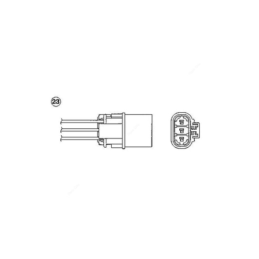 NTK Lambda Sensor / O2 Sensor (NGK 93537) - OZA828-EE2