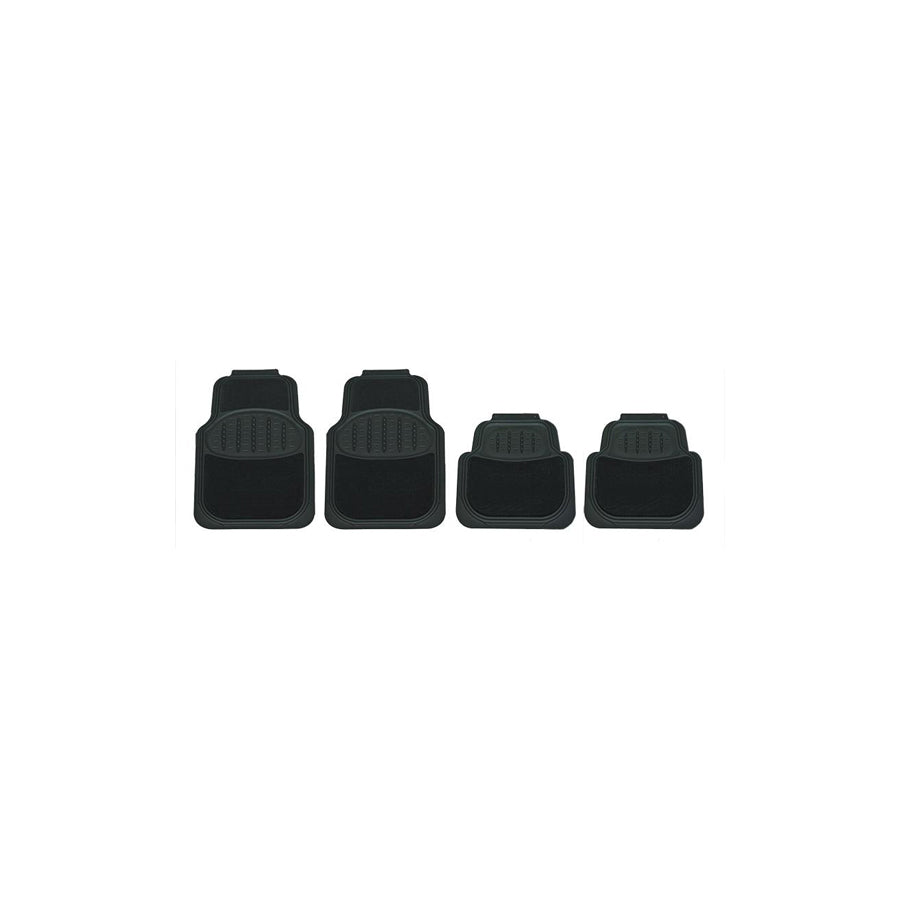 HEYNER Universal fit, ProtectionStar Pro 731200 Floor mat set Elastomer, Front and Rear, Quantity: 4, Black