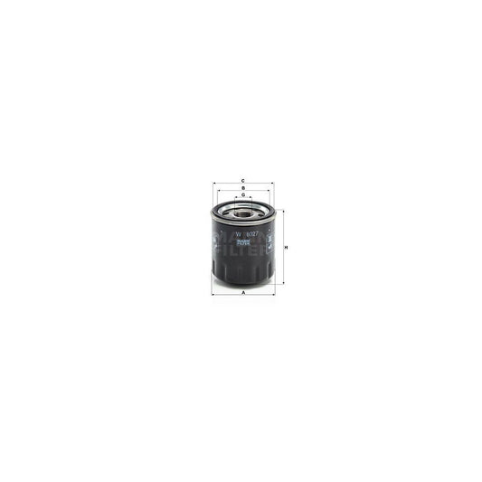 MANN-FILTER W 8027 Oil Filter Spin-on Filter
