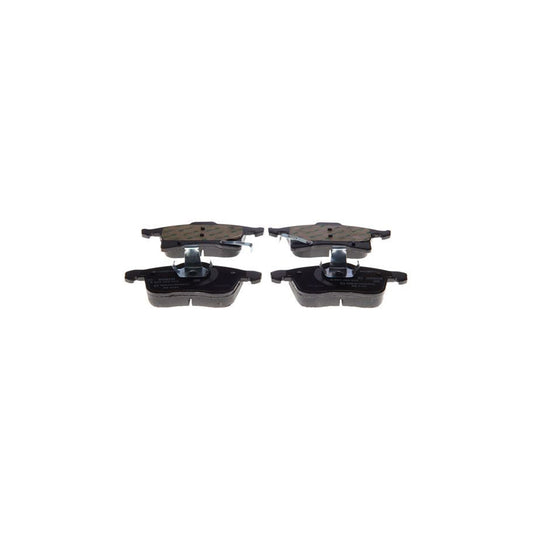 Bosch 0986494513 Brake Pad Set With Acoustic Wear Warning With Anti Squeak Plate With Piston Clip BP1434