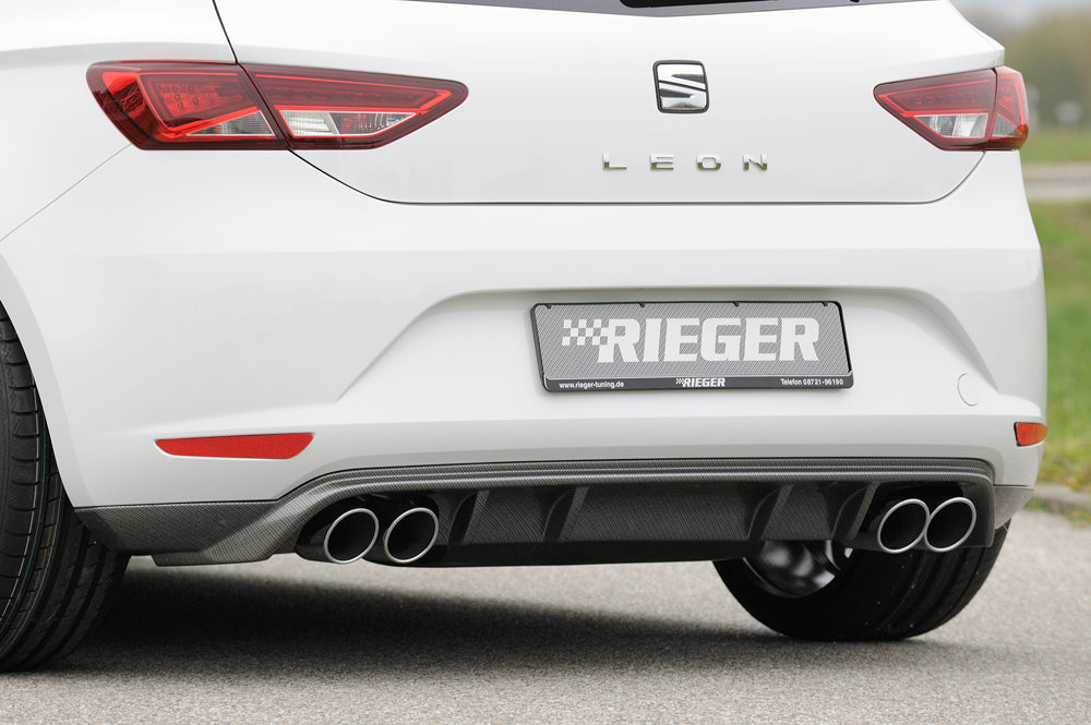 Rieger 00099248 SEAT 5F Leon Rear Diffuser