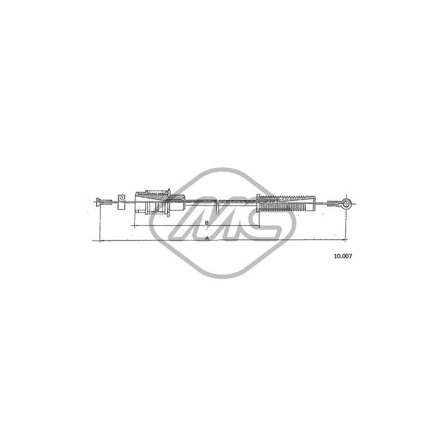 Metalcaucho 80884 Throttle Cable | Duco Car Parts UK Car Parts