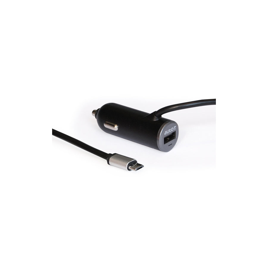 AUTO-T 540322 In-car charger with USB cable, micro USB, USB type-A