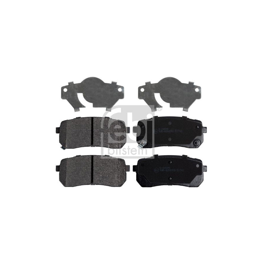 Febi Bilstein 177077 Brake Pad Set For Kia Sorento Iii Um Rear Axle With Acoustic Wear Warning