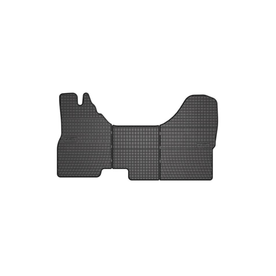 FROGUM Tailored, Basic 401969 Floor mat set for IVECO Daily Elastomer, Front, Quantity: 3, Black, (LHD)