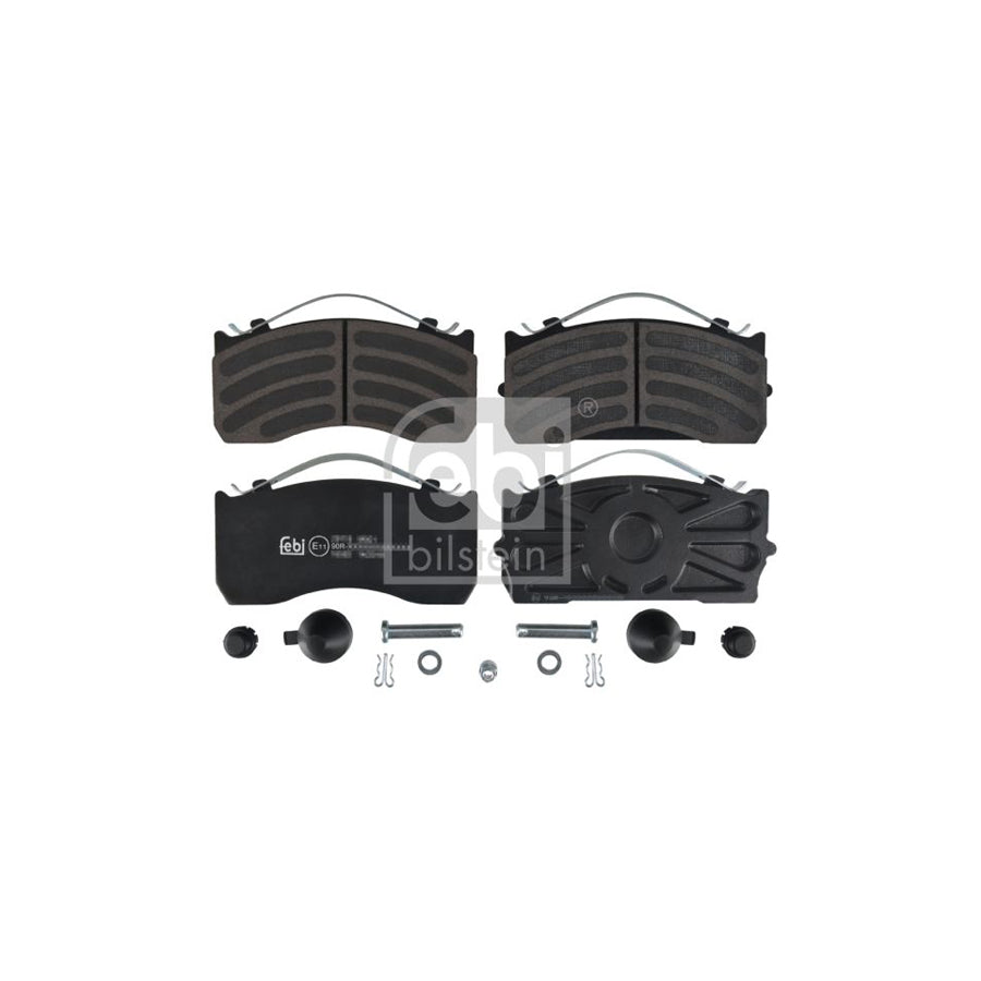 Febi Bilstein 16592 Brake Pad Set Front Axle Rear Axle Excl Wear Warning Contact With Attachment Material