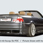 Rieger 00050208 BMW 3 Series E46 Rear Bumper