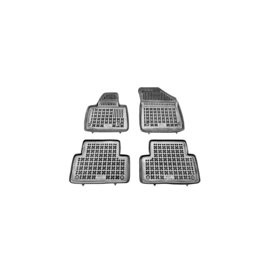 REZAW PLAST Tailored 201201 Floor mat set for CITRO??? C5 Elastomer, Front and Rear, Quantity: 4, Black
