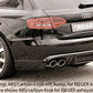 Rieger 00055507 Audi B8 B81 A4 Rear Diffuser for Original Twin Tailpipe Left