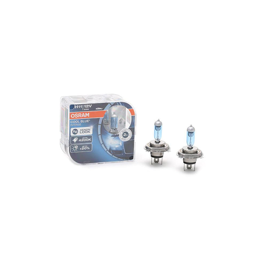 OSRAM COOL BLUE INTENSE 64211CBI-HCB Bulb, spotlight H11 12V 55W PGJ19-2 4200K Halogen