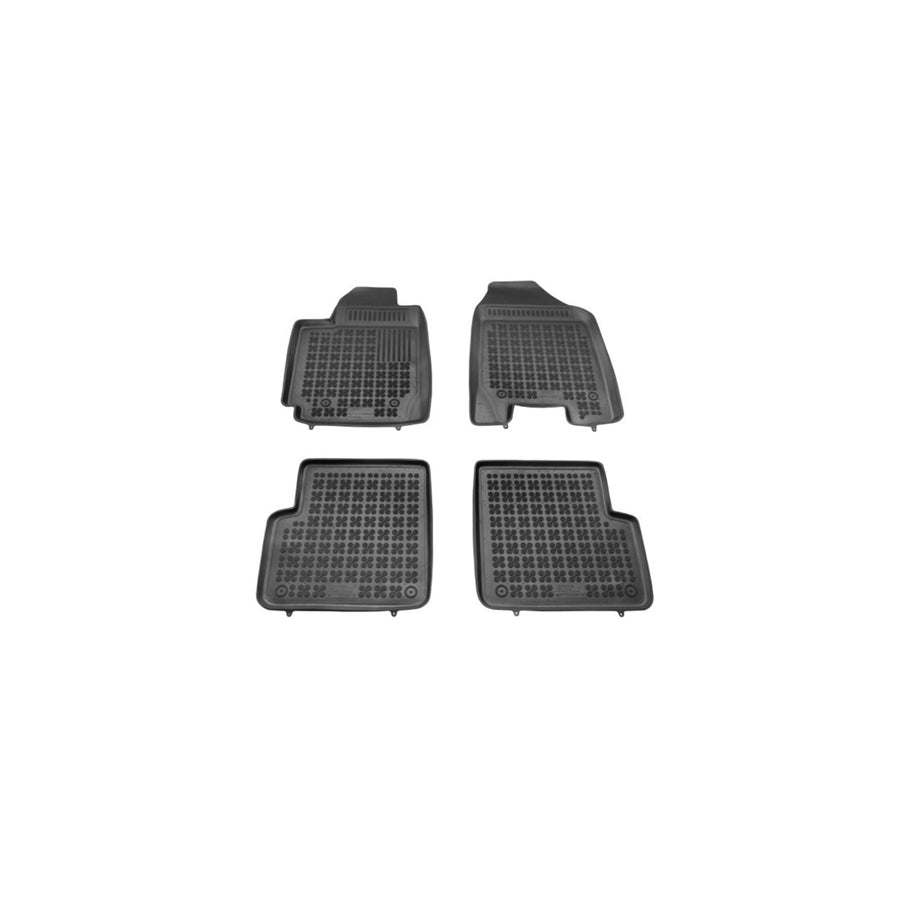 REZAW PLAST Tailored 201402 Floor mat set for TOYOTA COROLLA Elastomer, Front and Rear, Quantity: 4, Black