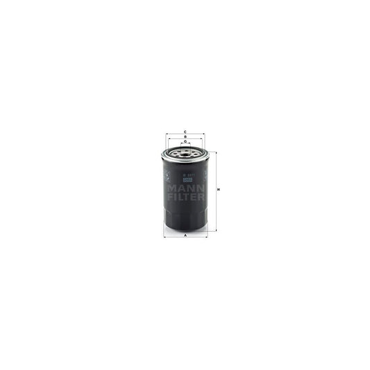 MANN-FILTER W 8011 Oil Filter Spin-on Filter