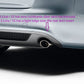 Rieger 00088200 Audi B8 B81 A5 Rear Diffuser for Twin Tailpipe Left & Right - Glossy Black