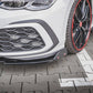 Maxton Design Volkswagen Golf GTI / R-Line MK8 Front Splitter + Flaps V.3