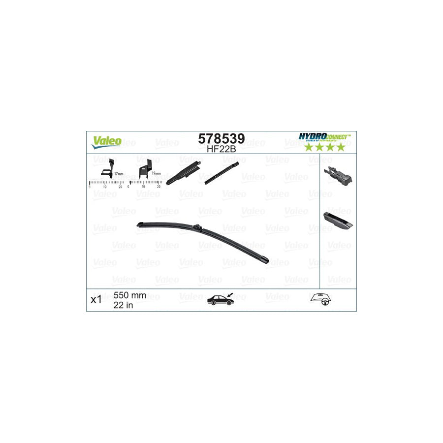 Valeo 578539 Wiper Blade | Duco Car Parts UK Car Parts