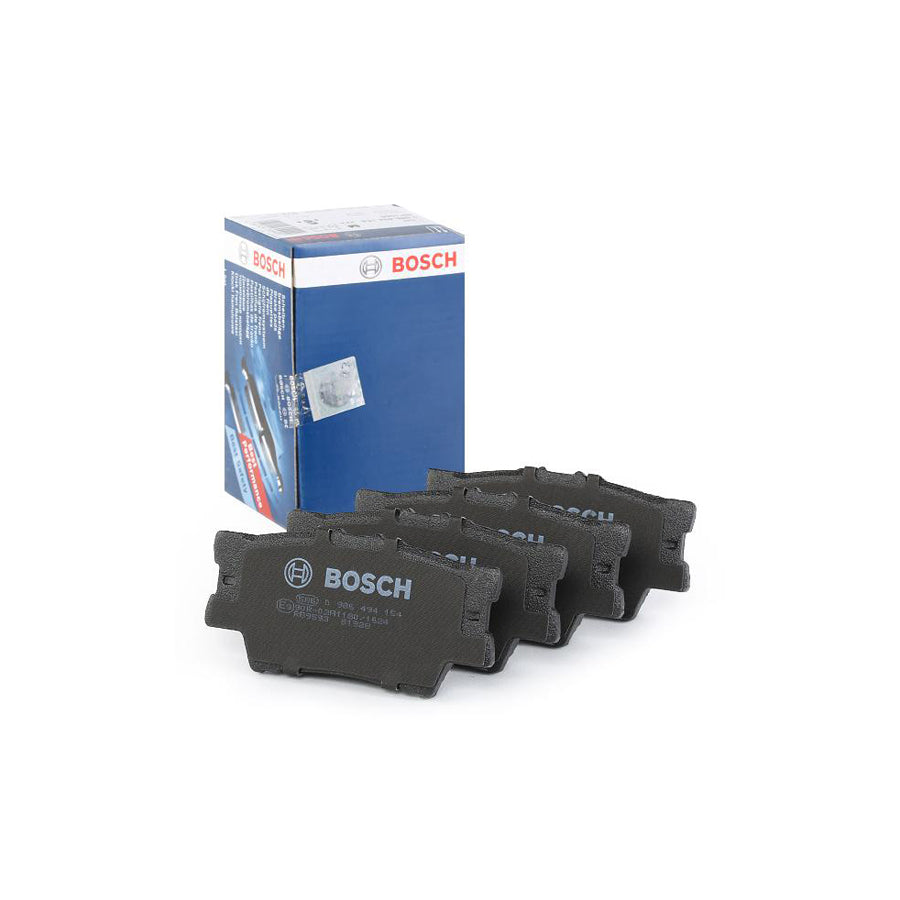 Bosch 0986494154 Brake Pad Set With Anti Squeak Plate With Mounting Manual BP1065