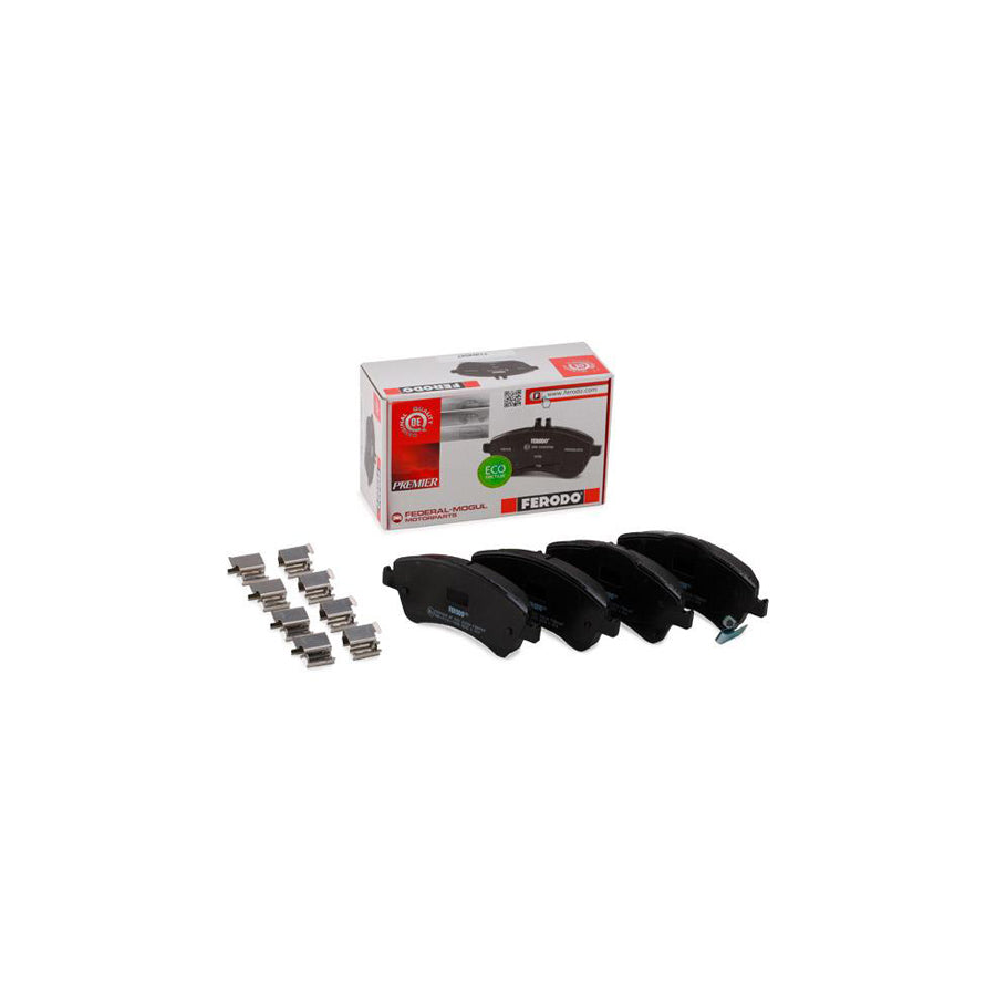 Ferodo Premier Eco Friction Fdb4047 Brake Pad Set With Acoustic Wear Warning With Accessories