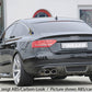 Rieger 00088200 Audi B8 B81 A5 Rear Diffuser for Twin Tailpipe Left & Right - Glossy Black