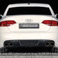 Rieger 00055513 Audi B8 B81 A4 Rear Diffuser for Tailpipe Left & Right -  Matte Black