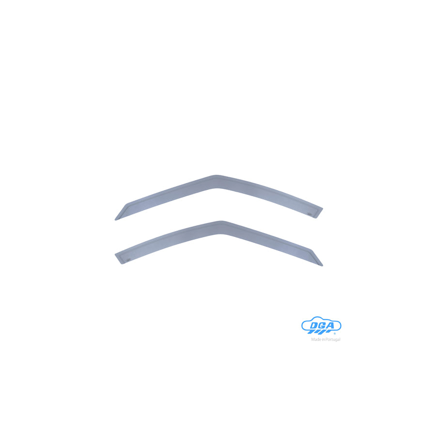 DGA 118049 Wind deflectors for OPEL Zafira C Tourer (P12) Arrow direction, Front, inner