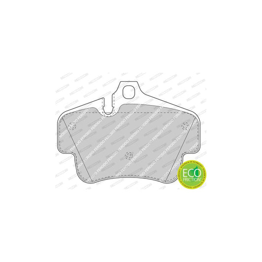 Ferodo Premier Eco Friction Fdb4329 Brake Pad Set Not Prepared For Wear Indicator Without Accessories