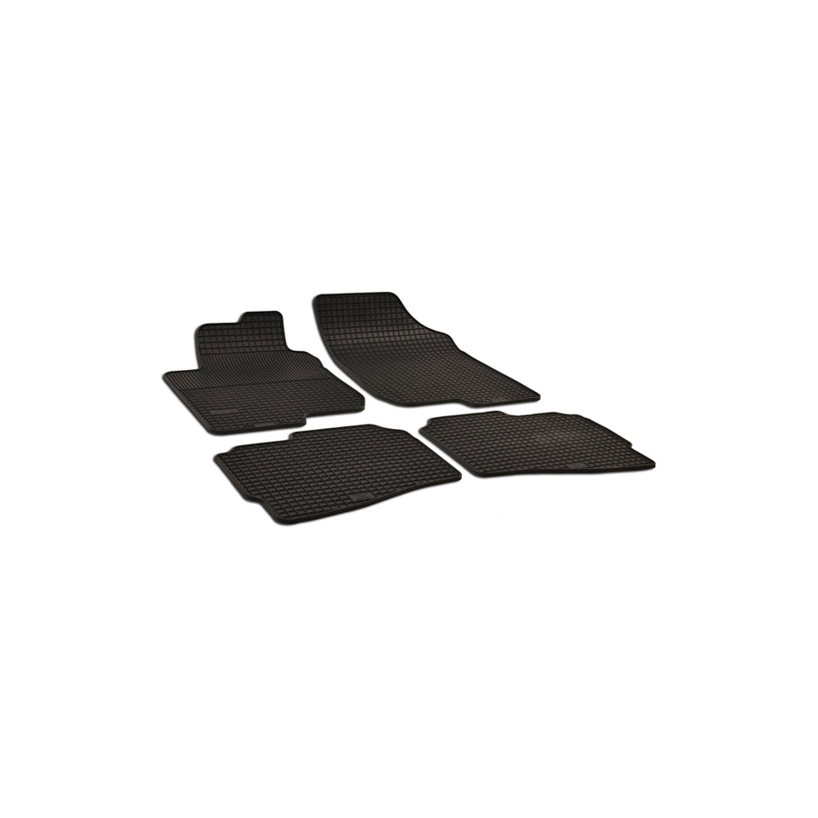 WALSER 50360 Floor mat set for HYUNDAI i30 I Estate (FD) Elastomer, Front and Rear, Quantity: 4, Black