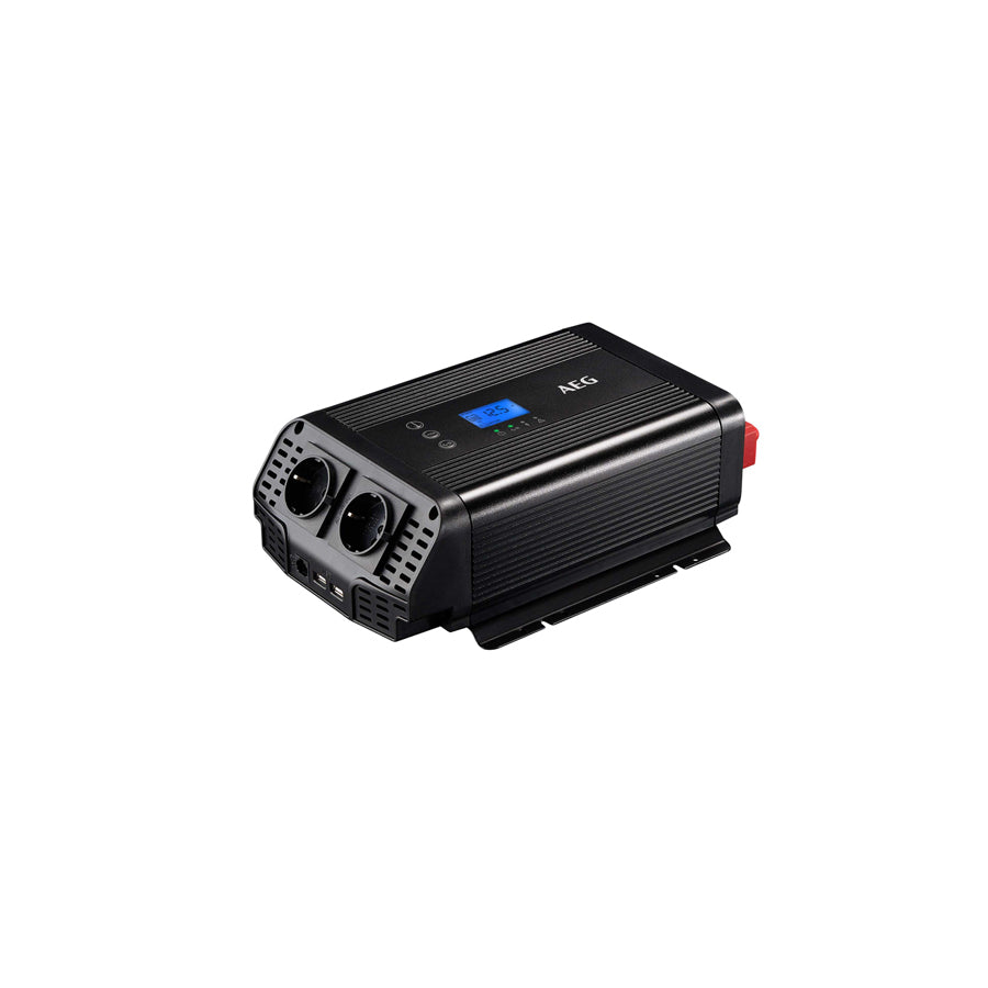 AEG 10059 Inverter with electric safety socket, with fuse, with overvoltage protection