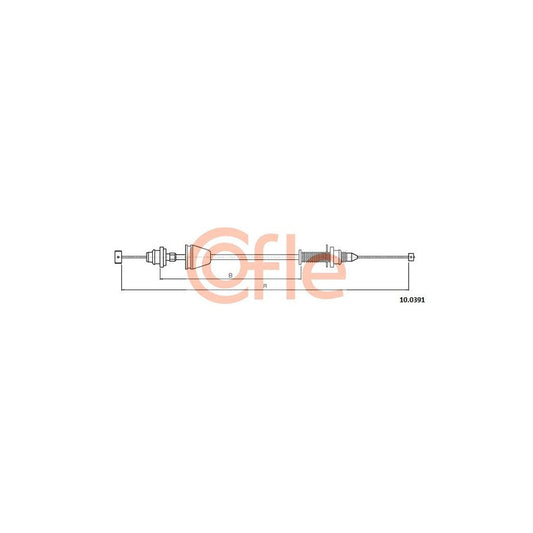 COFLE 10.0391 Throttle Cable for DACIA Logan I Saloon (LS) | Duco Car Parts UK Car Parts