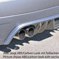 Rieger 00059211 VW 1T Touran Rear Diffuser for Twin Tailpipe Left - Carbon-Look -  Matte Black