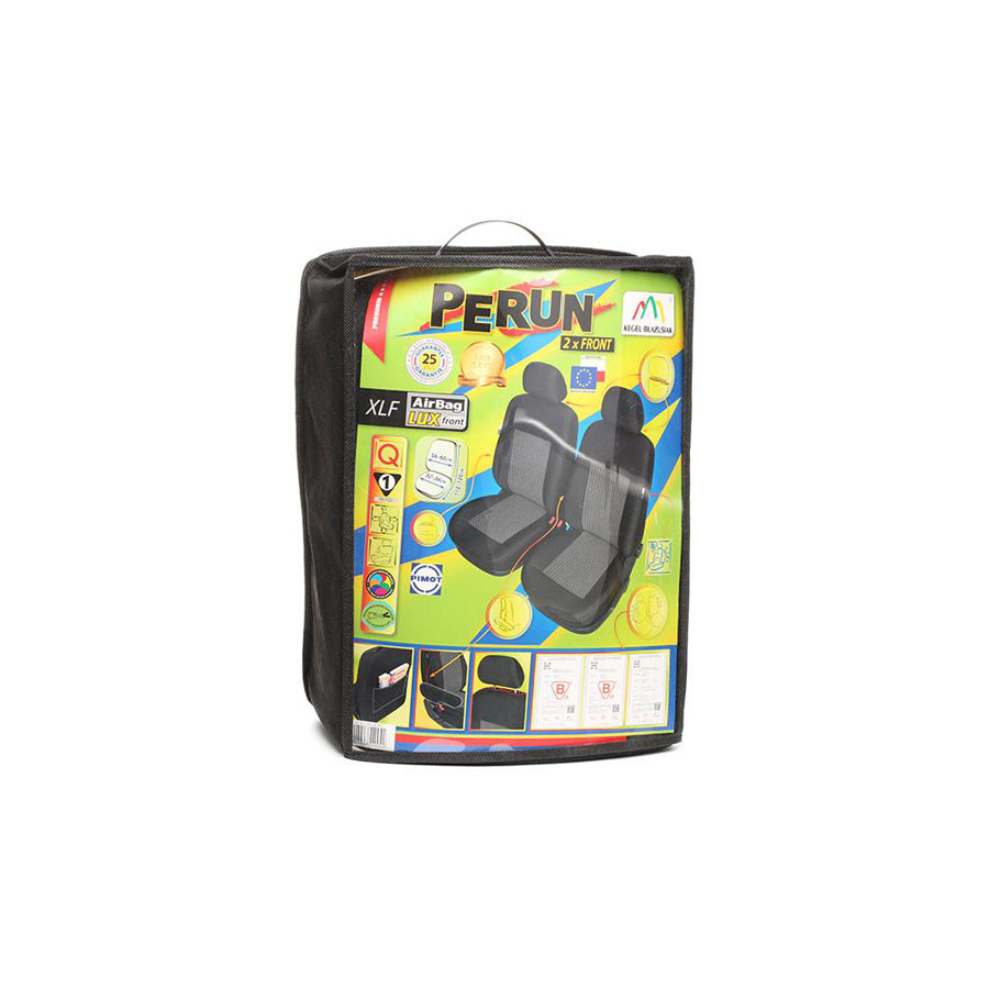 KEGEL 5-1245-238-4023 Car seat cover Black, Polyester, Front