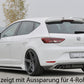 Rieger 00099247 SEAT 5F Leon Rear Diffuser for Twin Tailpipe Left - Carbon-Look