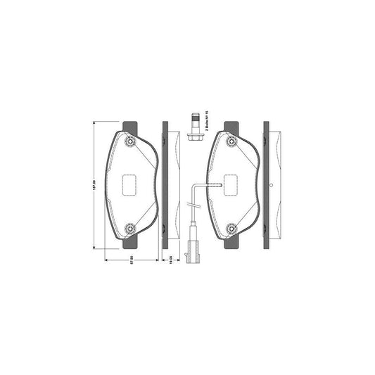 Bosch 0986Tb3079 Brake Pad Set Excl Wear Warning Contact With Bolts With Accessories