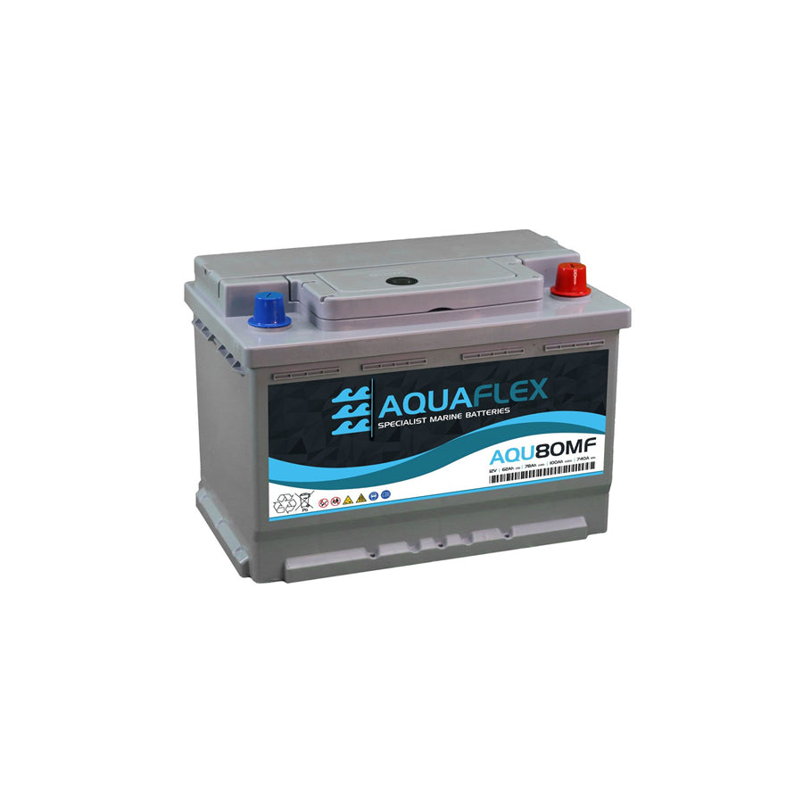 Aquaflex AQU80MF Marine Battery 12V 62Ah 78Ah 100Ah