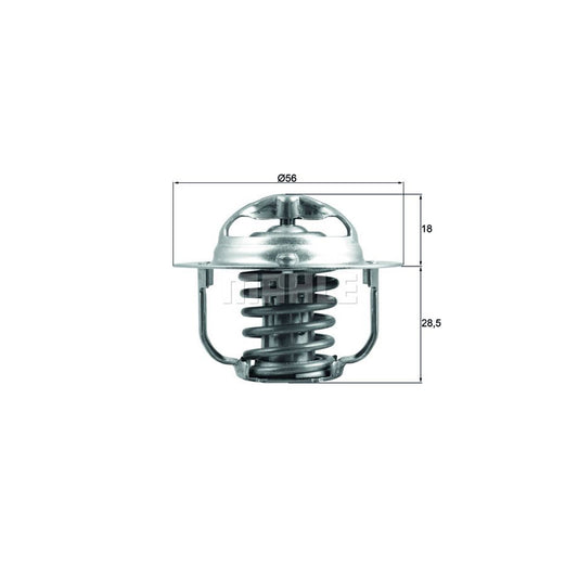 MAHLE ORIGINAL TX 208 91D Engine thermostat Opening Temperature: 91°C, with seal
