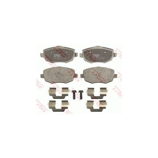 TRW Gdb1592 Brake Pad Set For Lancia Ypsilon Ii 843 Not Prepared For Wear Indicator With Brake Caliper Screws With Accessories
