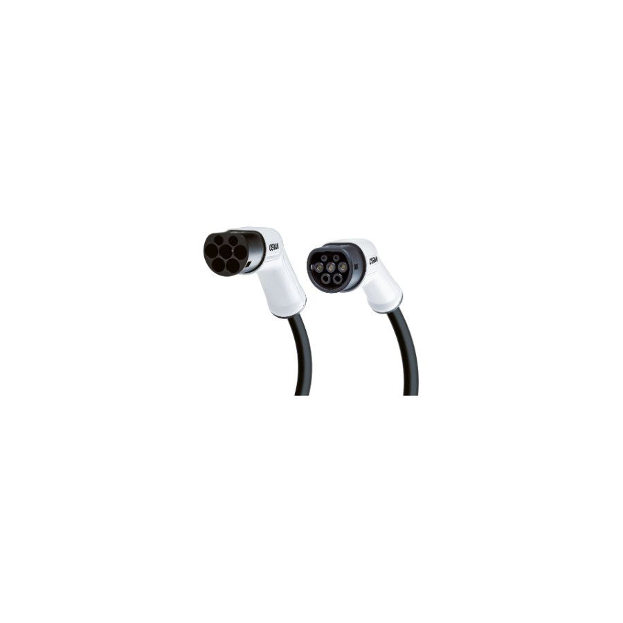 OSRAM OCC23P05 Charging cable Charging coupler type 2, Charging plug type 2, 32A, 22kW, 5m, Phases 3, 480V, IP65
