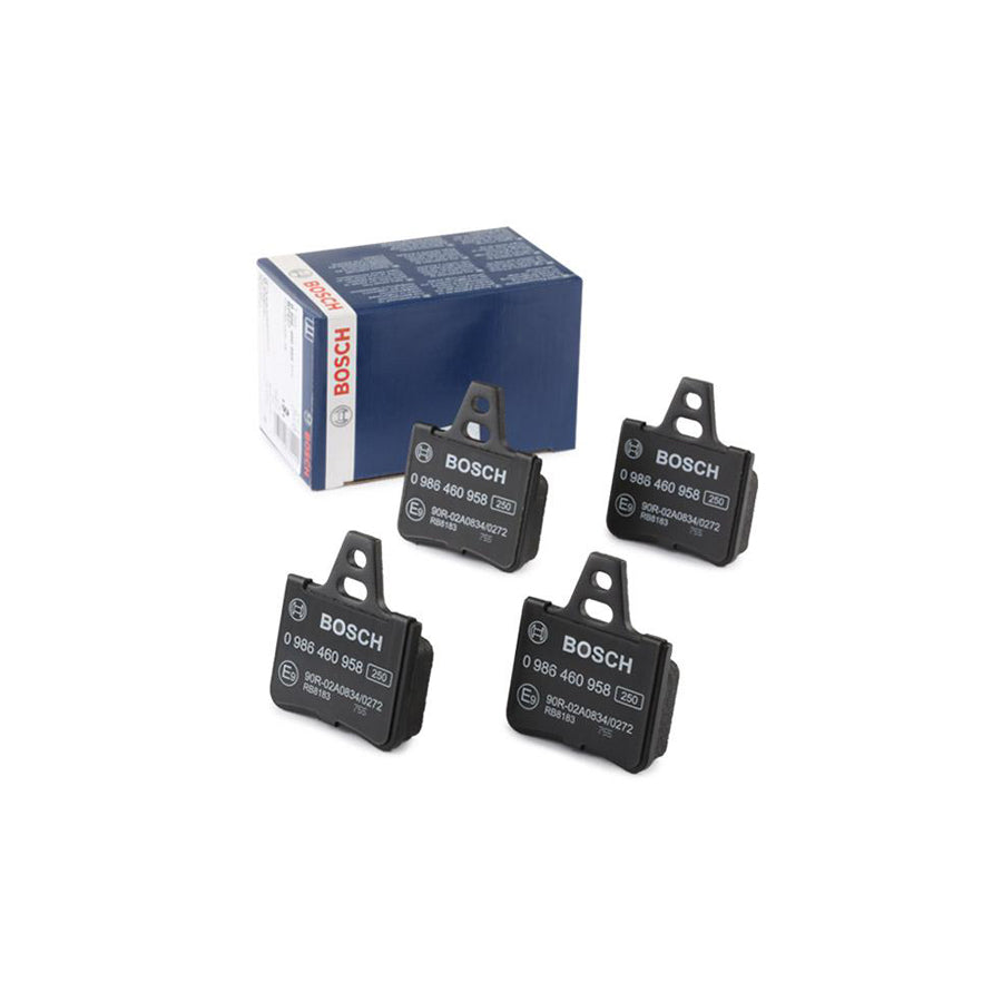 Bosch 0986460958 Brake Pad Set For CITROEN Xantia With Anti Squeak Plate BP527