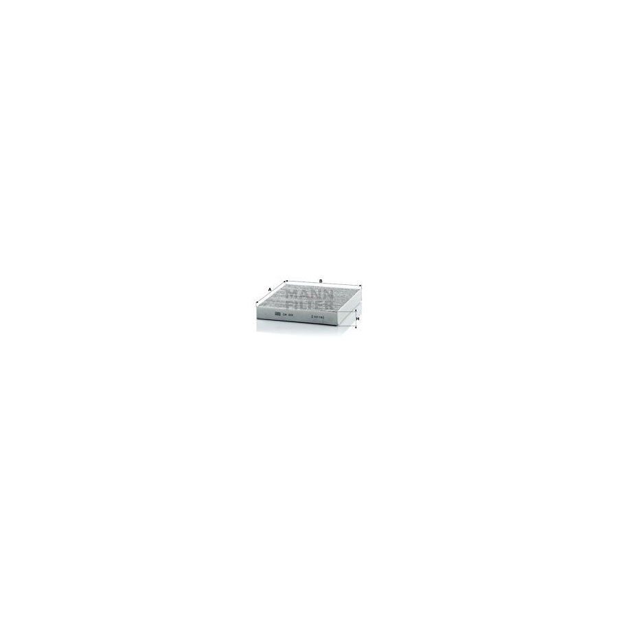MANN-FILTER CUK 2232 Pollen filter Activated Carbon Filter