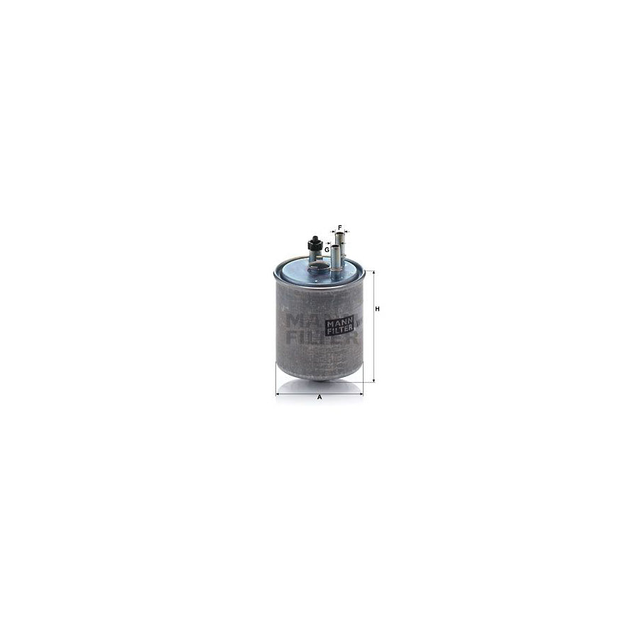 MANN-FILTER WK 918/2 x Fuel filter with seal