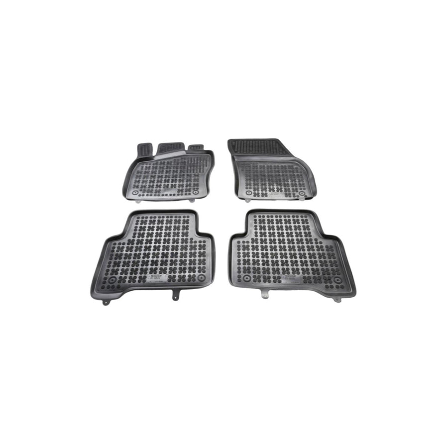 REZAW PLAST 200121 Floor mat set for VW Tiguan II (AD1) Elastomer, Front and Rear, Black