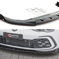 Maxton Design VW-GO-8-GTI-FD3T+FSF Front Splitter + Flaps V.3 Volkswagen Golf GTI / R-Line MK8 | Duco Car Parts UK Car Parts